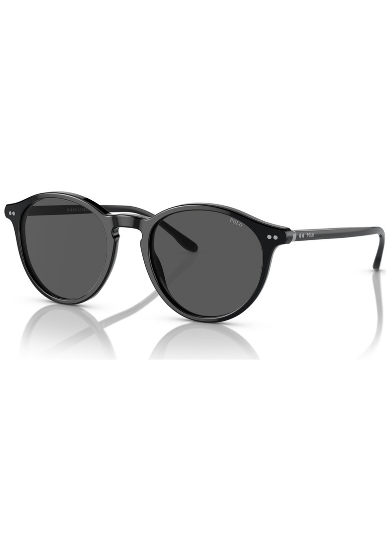 Ralph Lauren Polo Polo Ralph Lauren Men's Sunglasses, PH419351-x 51 - Shiny Black