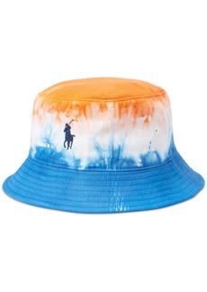 Ralph Lauren Polo Polo Ralph Lauren Men's Tie-Dye Twill Bucket Hat - Brght Sgnl Orange/spa Royal