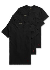 Ralph Lauren Polo Polo Ralph Lauren Men's V-Neck Classic Undershirt 3-Pack - Andover / Madison / Black