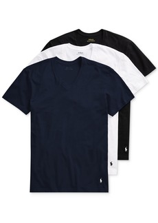 Ralph Lauren Polo Polo Ralph Lauren Men's V-Neck Classic Undershirt 3-Pack - Cruise Navy / White / Black