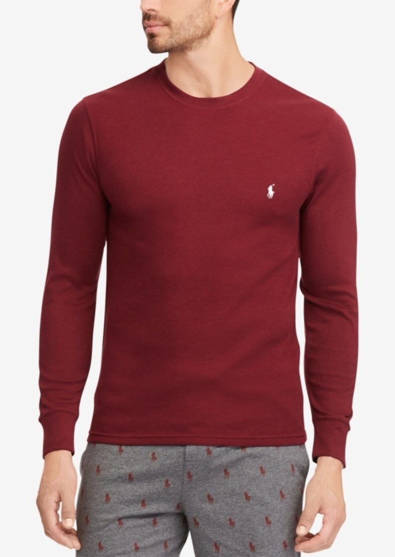 polo ralph lauren waffle knit thermal