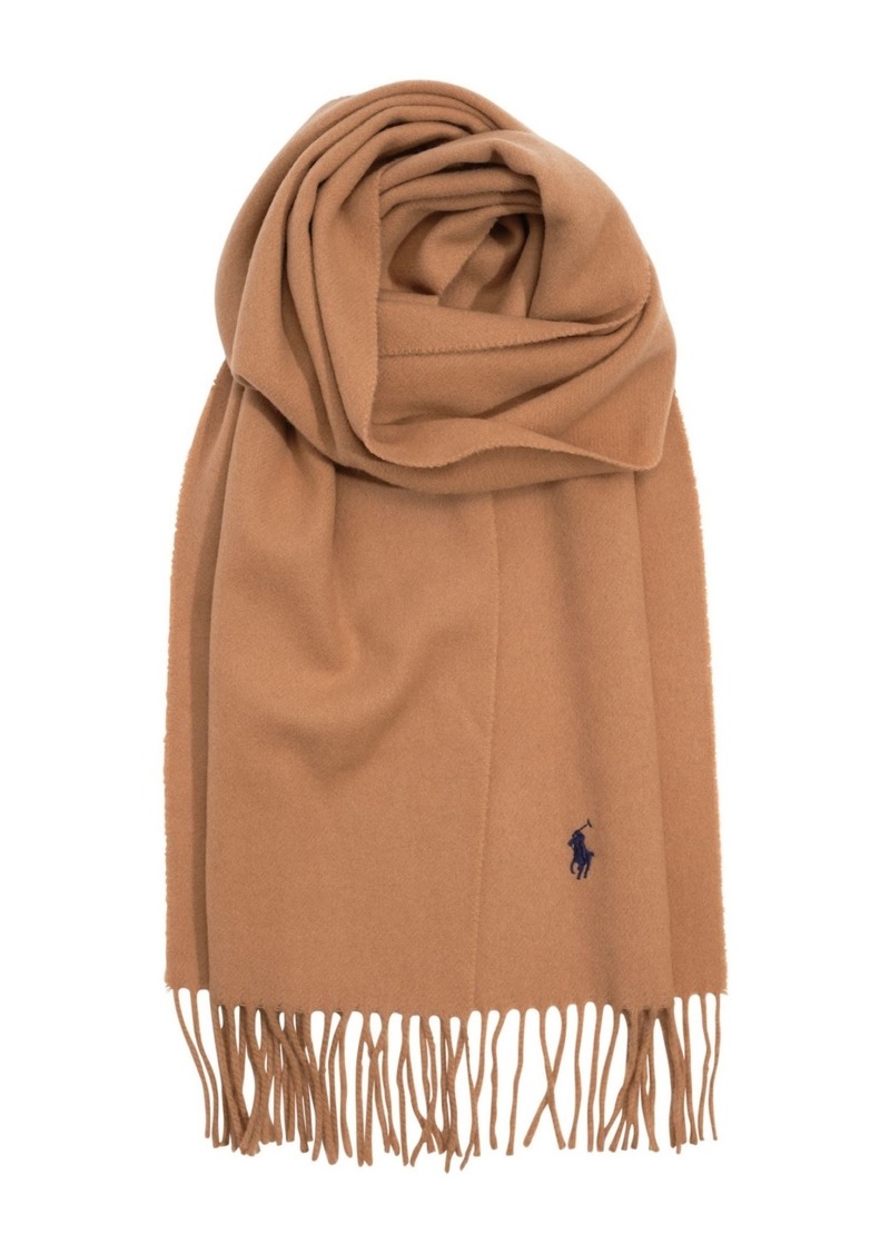 Ralph Lauren Polo Polo Ralph Lauren Men's Wool Muffler - Honey Brown Heather