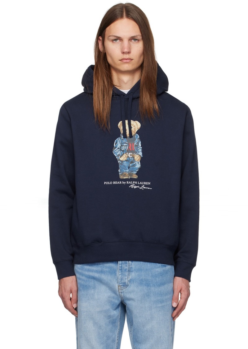 Ralph Lauren Polo Polo Ralph Lauren Navy Bear Hoodie