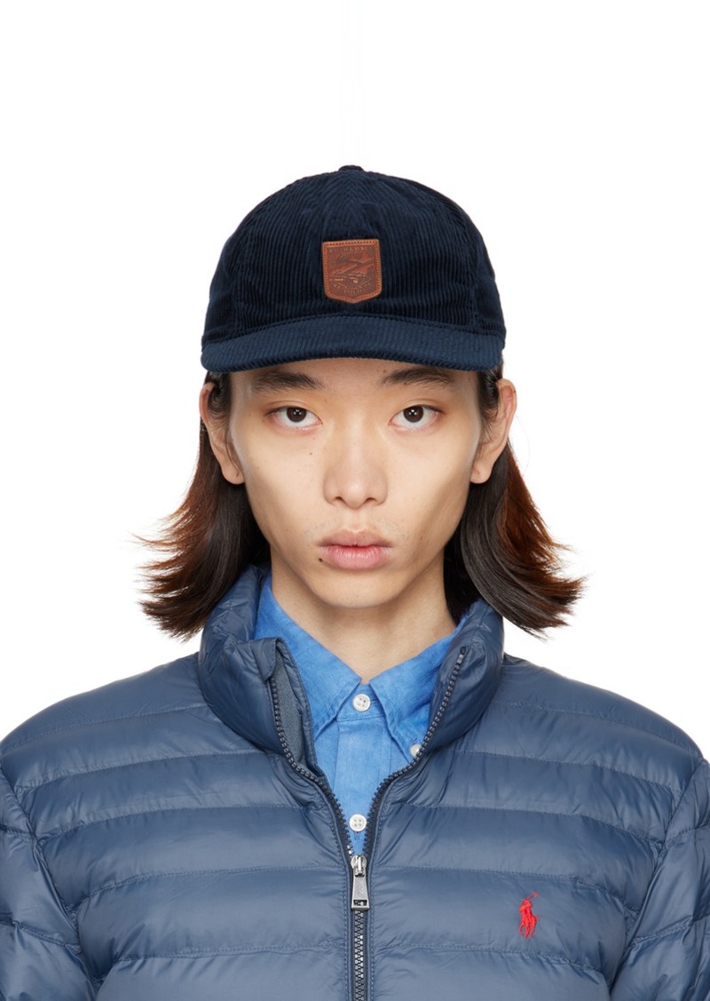 Ralph Lauren Polo Polo Ralph Lauren Navy Corduroy Baseball Cap