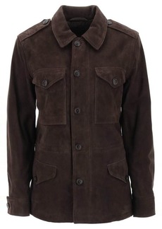 Ralph Lauren: Polo Polo ralph lauren overshirt in suede leather