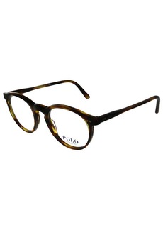 Ralph Lauren: Polo Polo Ralph Lauren PH 2083 5007 48mm Unisex Round Eyeglasses 48mm