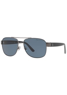 Ralph Lauren Polo Polo Ralph Lauren Polarized Sunglasses, PH3122 59 - MATTE DARK GUNMETAL/POLAR GREY