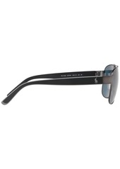 Ralph Lauren Polo Polo Ralph Lauren Polarized Sunglasses, PH3122 59 - MATTE DARK GUNMETAL/POLAR GREY