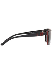Ralph Lauren Polo Polo Ralph Lauren Polarized Sunglasses, PH4153 58 - BLACK/RED/BLACK/POLAR DARK GREY