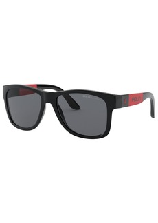 Ralph Lauren Polo Polo Ralph Lauren Polarized Sunglasses, PH4162 54 - BLACK/POLAR GRAY