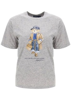 Ralph Lauren: Polo Polo ralph lauren polo bear melange-effect t-shirt