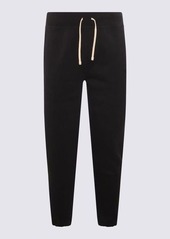 POLO RALPH LAUREN POLO BLACK COTTON BLEND TRACK PANTS