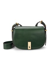 Ralph Lauren: Polo Polo Ralph Lauren Polo Id Mini Leather Saddle Bag