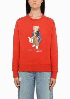 Ralph Lauren: Polo Polo Ralph Lauren Red crewneck sweatshirt with print