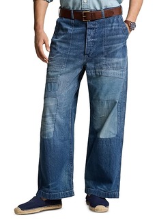 Ralph Lauren Polo Polo Ralph Lauren Relaxed Fit Distressed Jeans in Blue