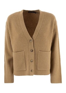 Ralph Lauren: Polo POLO RALPH LAUREN Ribbed wool and cashmere cardigan