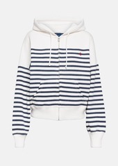 Ralph Lauren: Polo Polo Ralph Lauren Striped cotton-blend hoodie