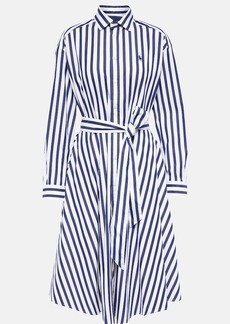 Ralph Lauren: Polo Polo Ralph Lauren Striped cotton midi shirt dress