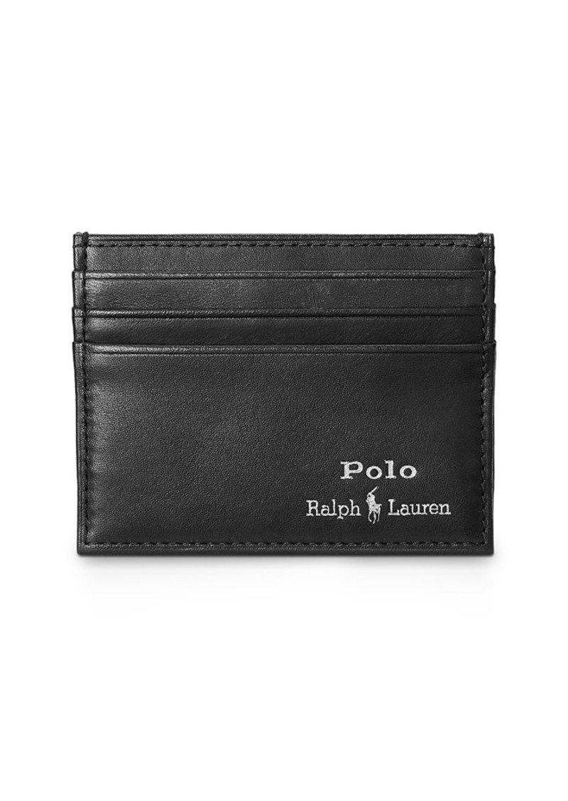 Ralph Lauren Polo Polo Ralph Lauren Suffolk Slim Leather Card Case