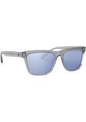 Ralph Lauren Polo Polo Ralph Lauren Sunglasses, 0PH4167 - TRANSPARENT GREY/LIGHT BLUE MIRROR SILVE