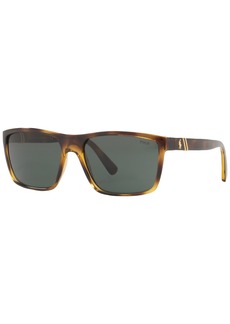 Ralph Lauren Polo Polo Ralph Lauren Sunglasses, PH4133 - GREEN/BROWN