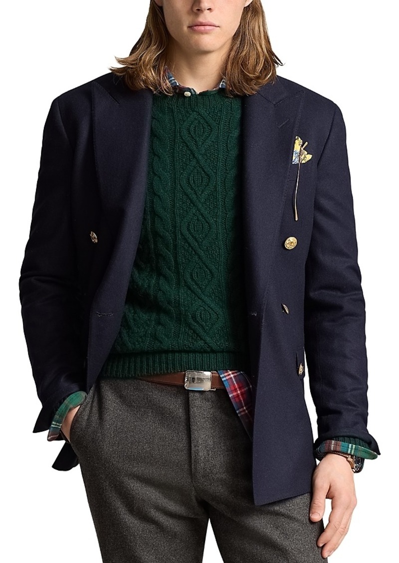 Ralph Lauren Polo Polo Ralph Lauren Tailored Wool Flannel Blazer