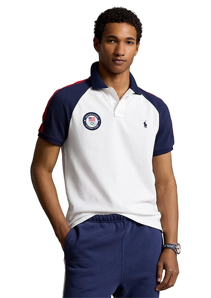 Ralph Lauren Polo Polo Ralph Lauren Team Usa Custom Slim Fit Polo Shirt