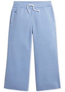 Ralph Lauren: Polo Polo Ralph Lauren Toddler & Little Girls Fleece Wide-Leg Sweatpants - Blue