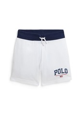 Ralph Lauren: Polo Polo Ralph Lauren Toddler and Little Boy Logo Cotton Jersey Short - White