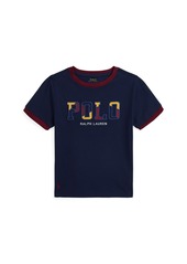 Ralph Lauren: Polo Polo Ralph Lauren Toddler and Little Boys Corduroy-Logo Cotton Jersey Tee - White