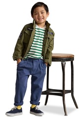 Ralph Lauren: Polo Polo Ralph Lauren Toddler and Little Boys Cotton Chino Drawstring Pants - Light Navy
