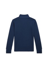 Ralph Lauren: Polo Polo Ralph Lauren Toddler and Little Boys Cotton Interlock Quarter-Zip Pullover shirt - Andover Heather