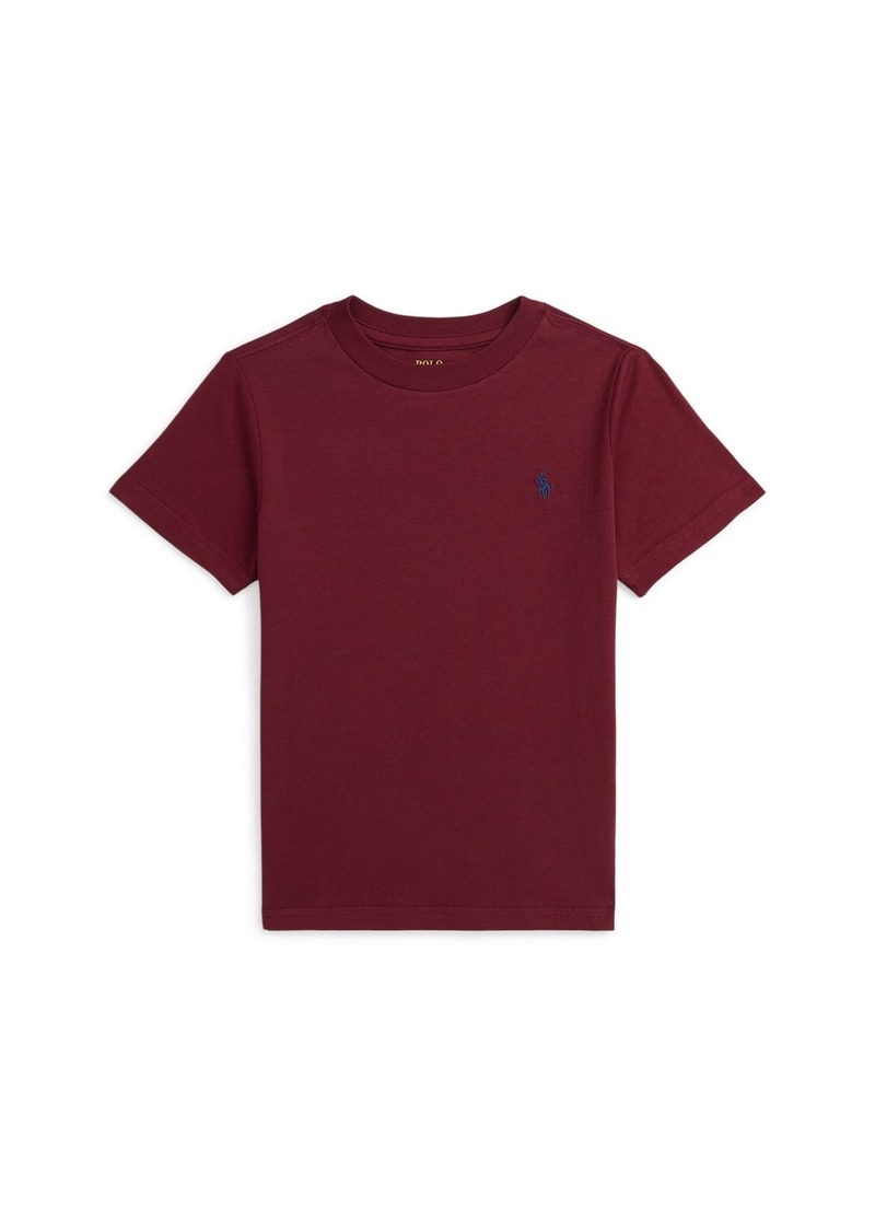 Ralph Lauren: Polo Polo Ralph Lauren Toddler and Little Boys Cotton Jersey Crewneck Tee - Red Carpet