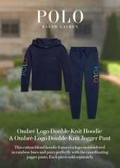 Ralph Lauren: Polo Polo Ralph Lauren Toddler and Little Boys Ombre-Logo Double-Knit Jogger Pants - Cruise Navy