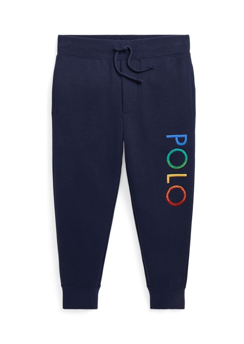 Ralph Lauren: Polo Polo Ralph Lauren Toddler and Little Boys Ombre-Logo Double-Knit Jogger Pants - Cruise Navy