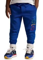 Ralph Lauren: Polo Polo Ralph Lauren Toddler and Little Boys Ombre-Logo Double-Knit Jogger Pants - Sapphire Star
