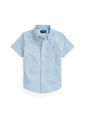 Ralph Lauren: Polo Polo Ralph Lauren Toddler and Little Boys Oxford Short-Sleeve Shirt - BSR Blue