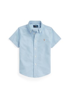 Ralph Lauren: Polo Polo Ralph Lauren Toddler and Little Boys Oxford Short-Sleeve Shirt - BSR Blue