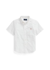 Ralph Lauren: Polo Polo Ralph Lauren Toddler and Little Boys Oxford Short-Sleeve Shirt - BSR Blue