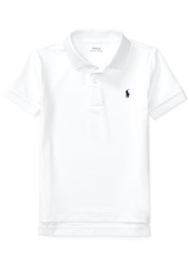 Ralph Lauren: Polo Polo Ralph Lauren Toddler and Little Boys Performance Jersey Polo Shirt - White