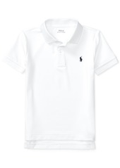 Ralph Lauren: Polo Polo Ralph Lauren Toddler and Little Boys Performance Jersey Polo Shirt - Polo Black