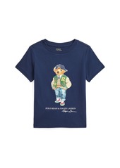 Ralph Lauren: Polo Polo Ralph Lauren Toddler and Little Boys Polo Bear Cotton Jersey Tee - Blue