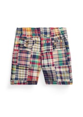 Ralph Lauren: Polo Polo Ralph Lauren Toddler and Little Boys Prepster Patchwork Madras Shorts - Madras