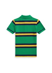 Ralph Lauren: Polo Polo Ralph Lauren Toddler and Little Boys Striped Cotton Mesh Polo Shirt - Multi