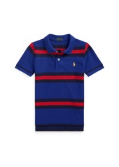 Ralph Lauren: Polo Polo Ralph Lauren Toddler and Little Boys Striped Cotton Mesh Polo Shirt - Multi