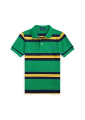 Ralph Lauren: Polo Polo Ralph Lauren Toddler and Little Boys Striped Cotton Mesh Polo Shirt - Multi