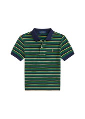 Ralph Lauren: Polo Polo Ralph Lauren Toddler and Little Boys Striped Soft Cotton Polo Shirt - Red Carpet Multi