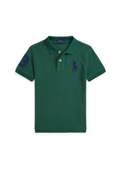 Ralph Lauren: Polo Polo Ralph Lauren Toddler and Little Boys The Iconic Mesh Polo Shirt - Blue