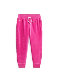 Ralph Lauren: Polo Polo Ralph Lauren Toddler and Little Girls Corduroy Jogger Pants - Preppy Pink