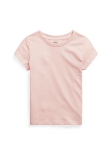 Ralph Lauren: Polo Polo Ralph Lauren Toddler and Little Girls Cotton Jersey Short Sleeve T-shirt - Hint of Pink